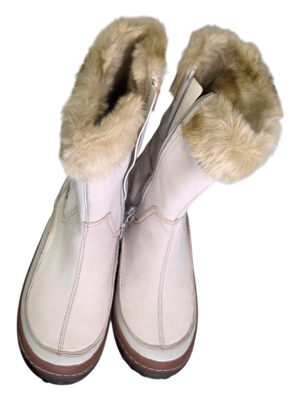 Merrel Women’s Decora Chant White Waterproof Boots Size Silver Lining Size 8 - Picture 2 of 11